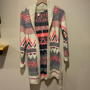 colorful wool sweater